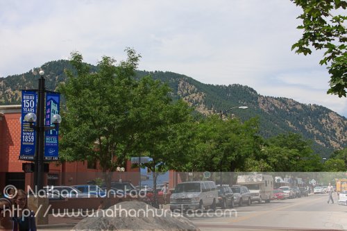 The mountains need Boulder, CO